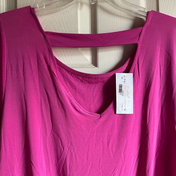 Notations Women’s Size 1X Pink Blouse - Picture 8 of 14